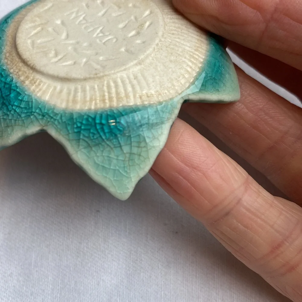 Tiny spoon chopstick rest ceramic tiny plate saucers